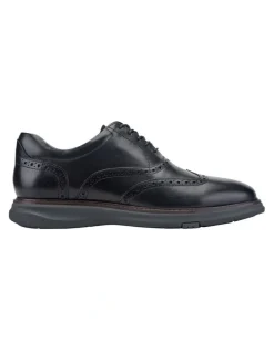 Kenneth Cole Lendal Wingtip Oxford Shoes in Black