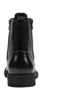 Kenneth Cole Captain Lace Up Boot in Black