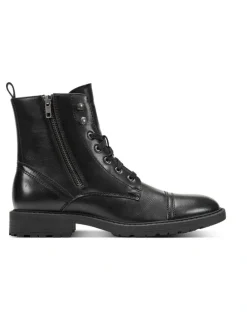 Kenneth Cole Captain Lace Up Boot in Black