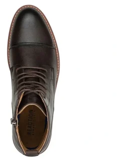 Kenneth Cole Lowen Combat Boot in Brown