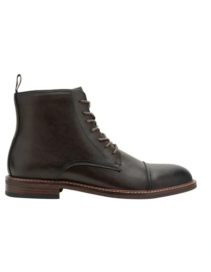 Kenneth Cole Lowen Combat Boot in Brown