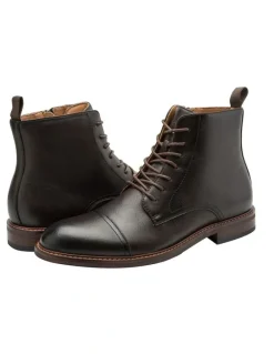 Kenneth Cole Lowen Combat Boot in Brown