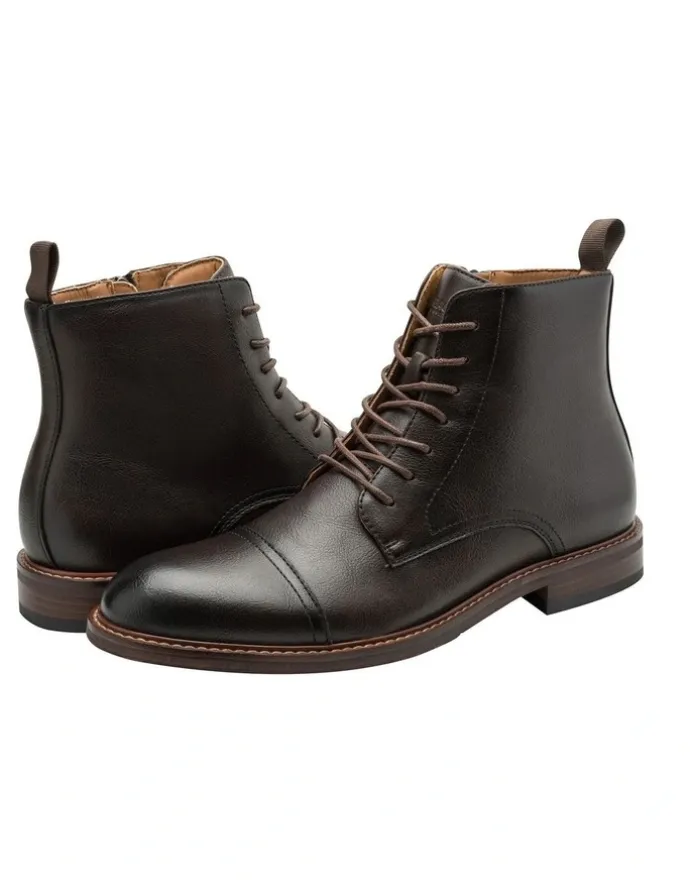 Kenneth Cole Lowen Combat Boot in Brown