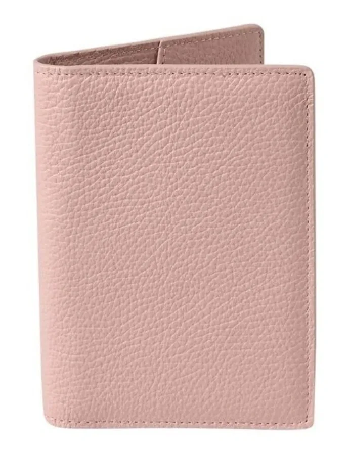 Kinnon Earle Passport Holder in Blush