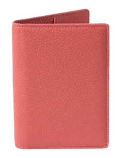 Kinnon Earle Passport Holder in Melon