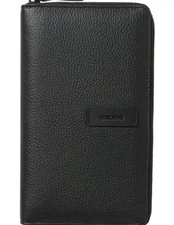 Kinnon Hemingway Travel Wallet in Black