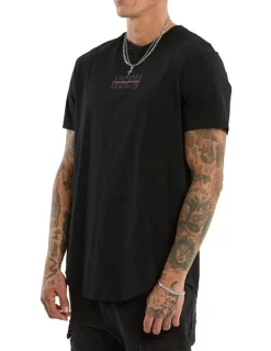 KSCY Apparition Dual Curved Tee in Black