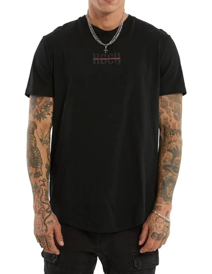 KSCY Apparition Dual Curved Tee in Black