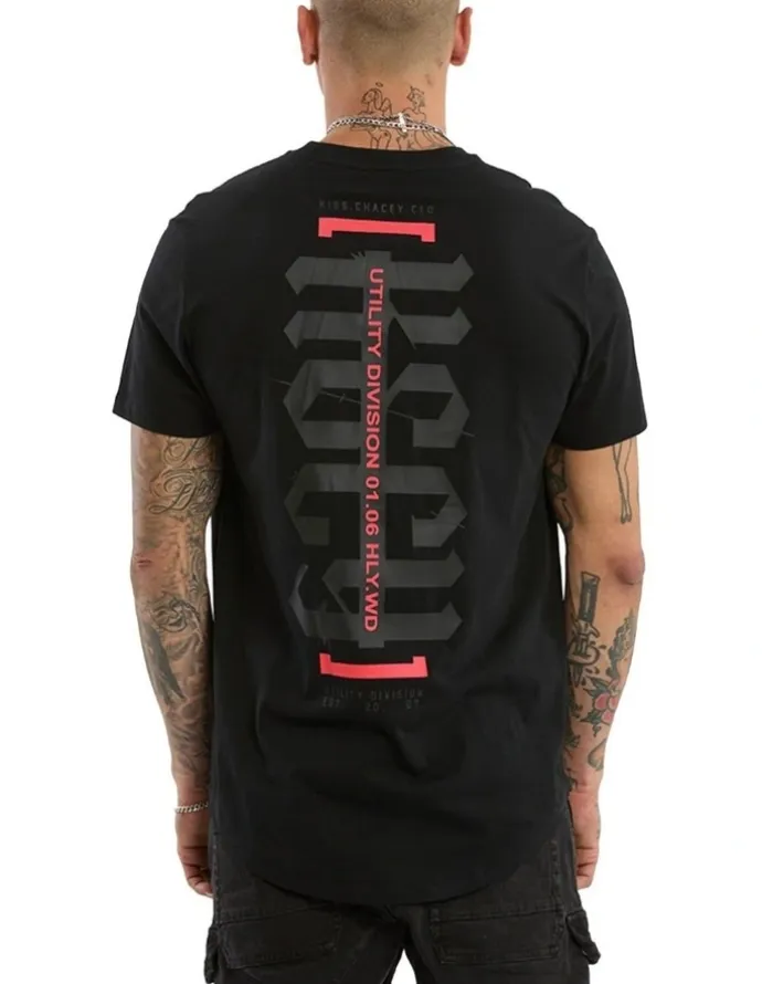 KSCY Apparition Dual Curved Tee in Black