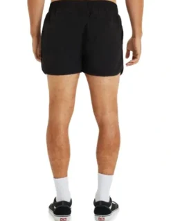 KSCY Darkness Elastic Waist Shorts in Black