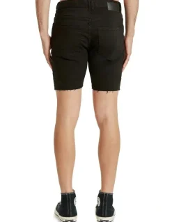 KSCY Denim Short in Black
