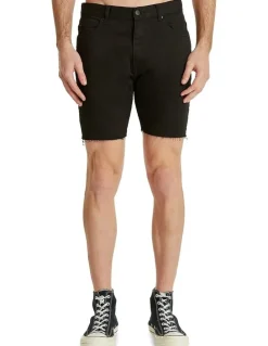 KSCY Denim Short in Black