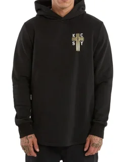 KSCY Guardian Dual Curved Hoodie in Black