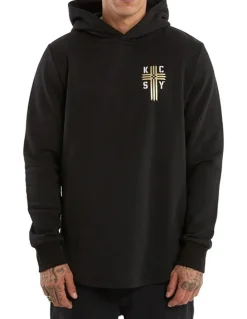 KSCY Guardian Dual Curved Hoodie in Black