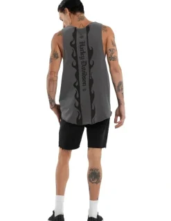 KSCY Harley Davidson Hopper Singlet in Grey