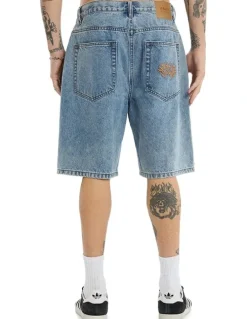 KSCY K6 Denim Jort in Blue