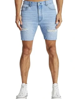 KSCY KS2 Denim Short in Blue