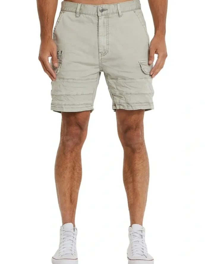 KSCY Michigan Cargo Shorts in Willow Grey
