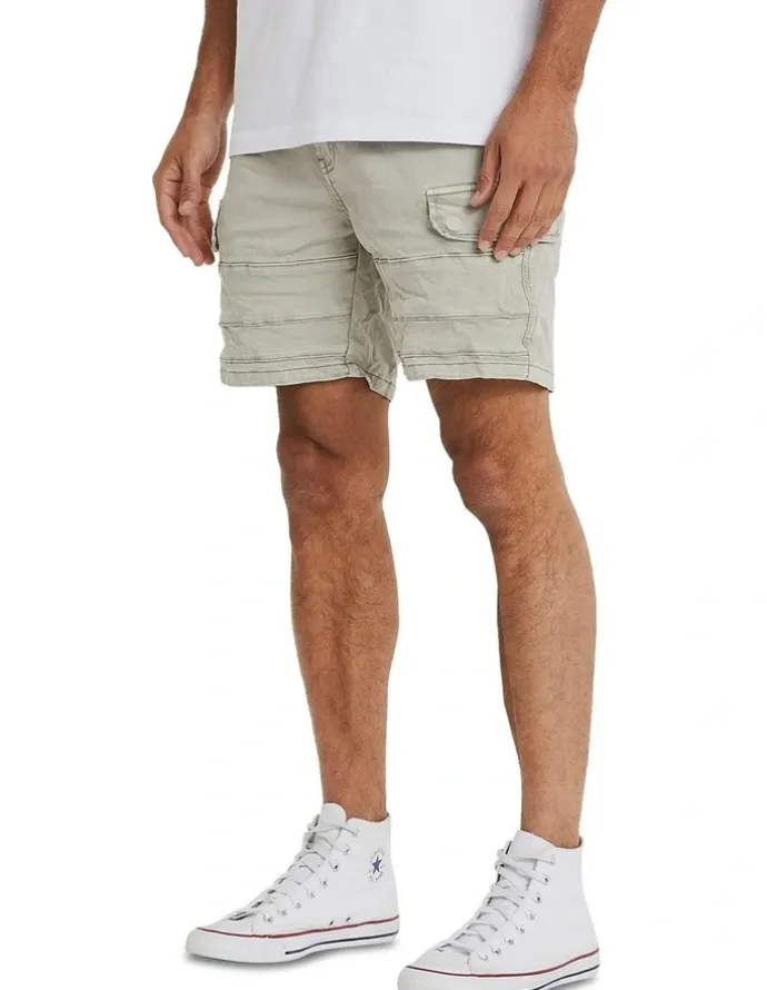 KSCY Michigan Cargo Shorts in Willow Grey