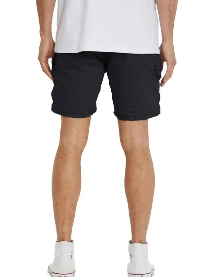 KSCY Michigan Cargo Shorts in Jet Black