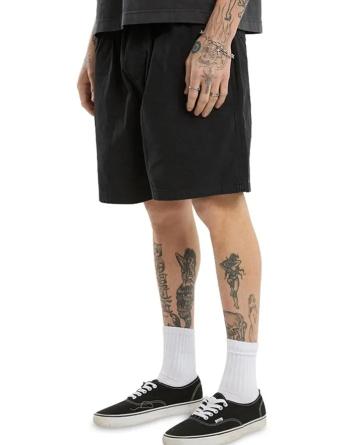 KSCY Mosh Baggy Short in Jet Black