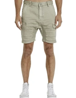 KSCY Salem Cargo Short in Vintage Khaki