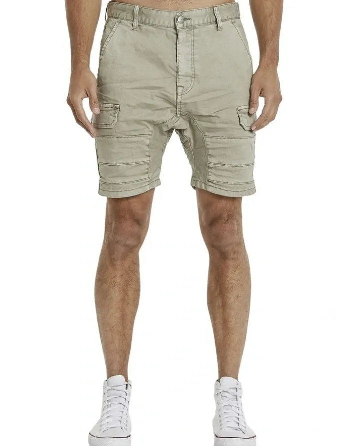 KSCY Salem Cargo Short in Vintage Khaki