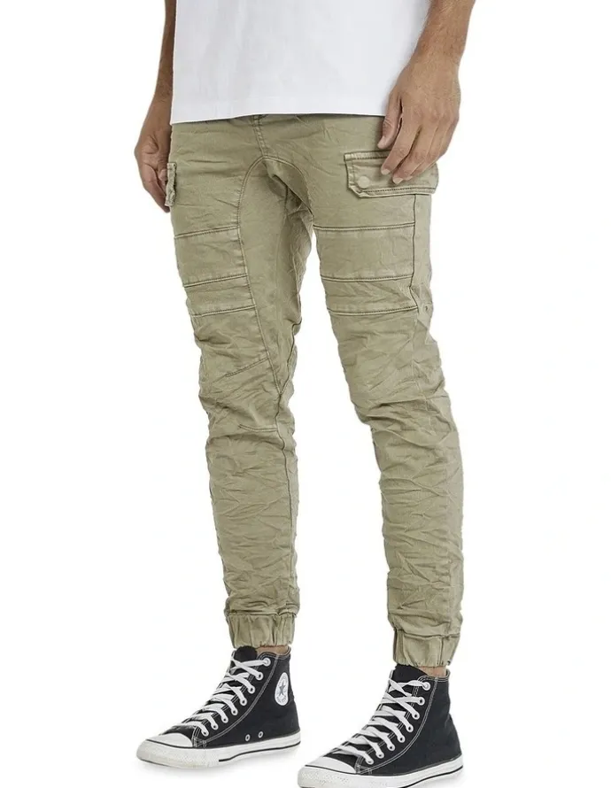 KSCY Salem Denim Jogger in Highland Green