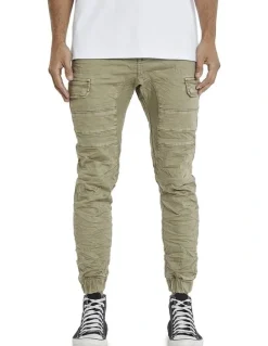 KSCY Salem Denim Jogger in Highland Green