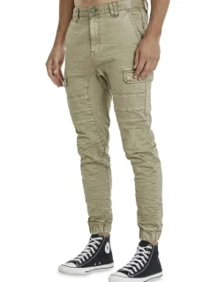 KSCY Salem Denim Jogger in Highland Green