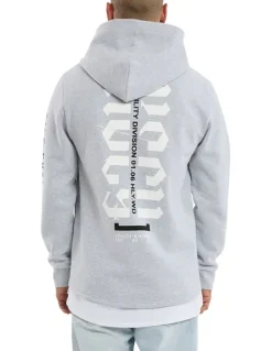KSCY Sharp Layered Hoodie in Grey