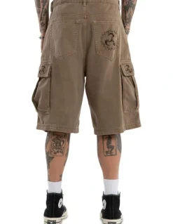 KSCY Shuriken K7 Baggy Cargo Short in Brown