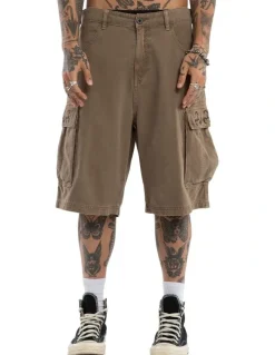 KSCY Shuriken K7 Baggy Cargo Short in Brown