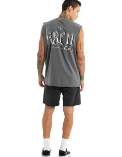 KSCY Studio Relaxed Muscle Tank in Grey