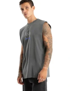 KSCY Studio Relaxed Muscle Tank in Grey