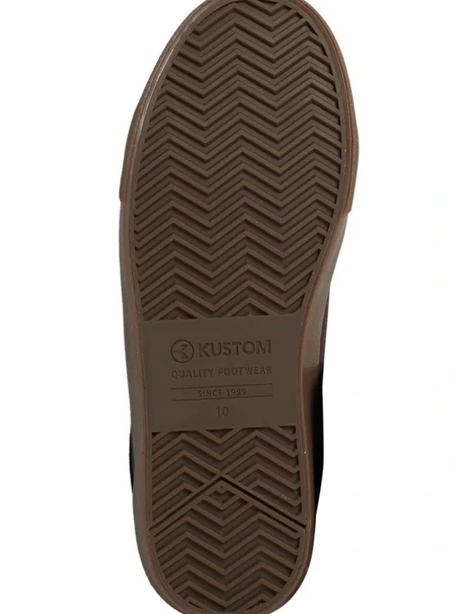 Kustom Finetime Classic Sneakers in Choc