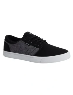 Kustom Remark 2 Sneakers in Black Slub