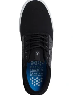 Kustom Remark 2 Sneakers in Black Slub