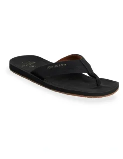 Kustom Vego 2 Thongs in Black