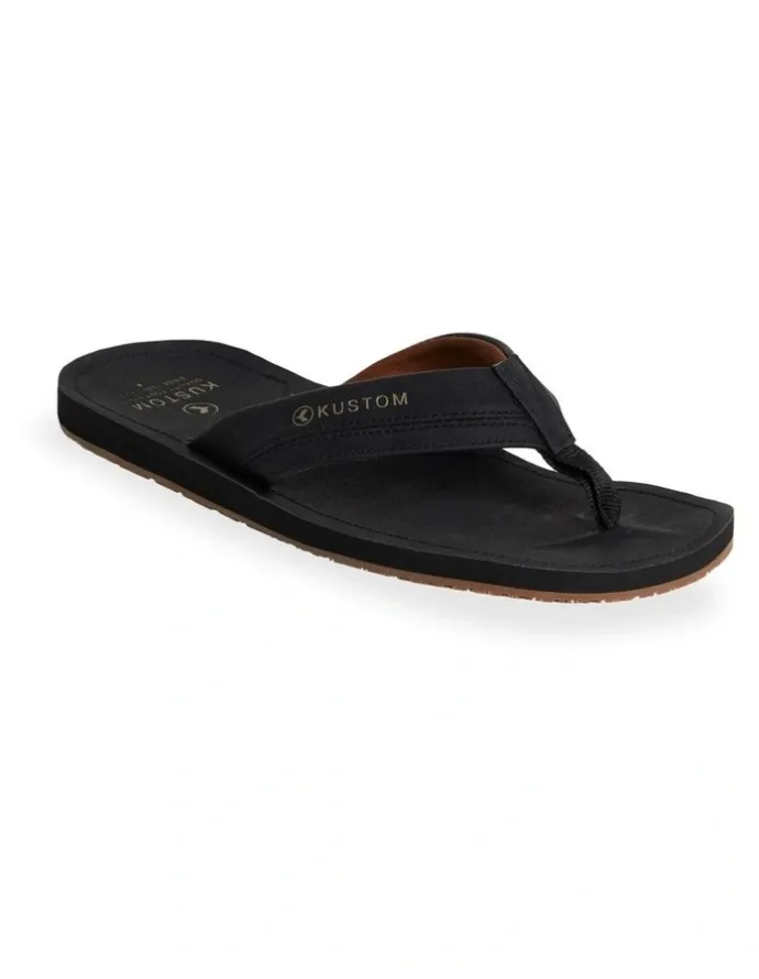Kustom Vego 2 Thongs in Black