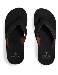 Kustom Vego 2 Thongs in Black