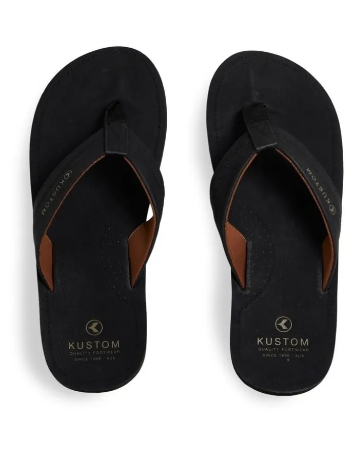 Kustom Vego 2 Thongs in Black