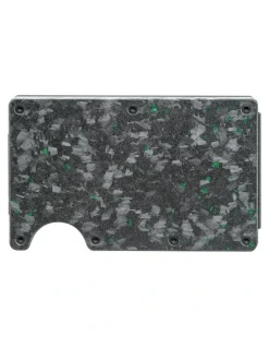 La Enviro Lorne Forged Carbon Wallet in Matte Green
