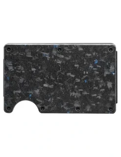 La Enviro Lorne Forged Carbon Wallet in Matte Blue