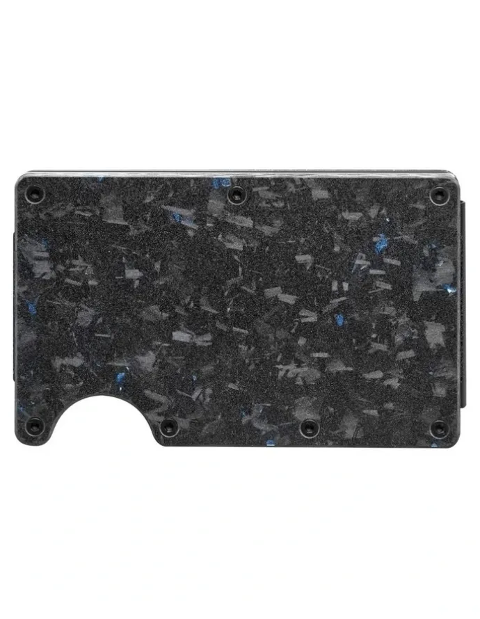 La Enviro Lorne Forged Carbon Wallet in Matte Blue