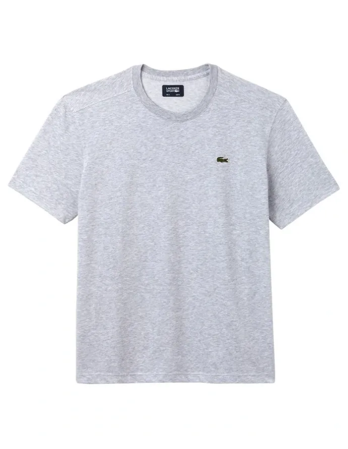Lacoste Basic Crew Neck Sport Tee in Grey