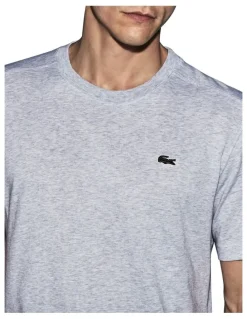 Lacoste Basic Crew Neck Sport Tee in Grey