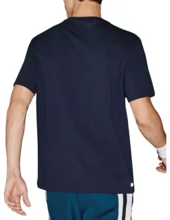 Lacoste Basic Sport Tee in Navy