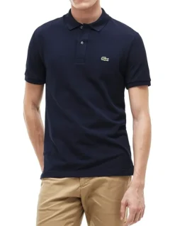 Lacoste Basic Slim Fit Polo Shirt in Navy