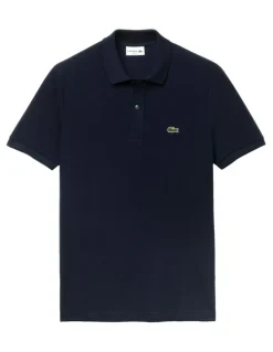Lacoste Basic Slim Fit Polo Shirt in Navy